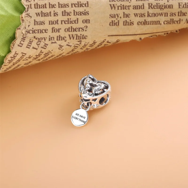(bilde for) Pandora Åpen Sjøhest Hjerte Charm - 798949C00 - Vis 4