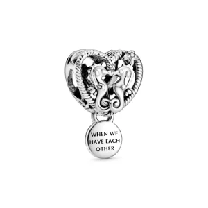 Pandora Åpen Sjøhest Hjerte Charm - 798949C00 (bilde for) Pandora Åpen Sjøhest Hjerte Charm - 798949C00
