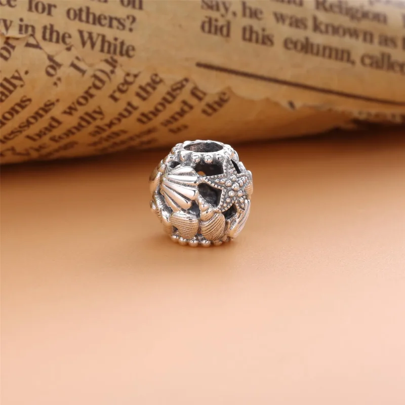 (bilde for) Pandora Åpen Sjøstjerne, Skjell og Hjerter Charm - 798950C00 - Vis 2