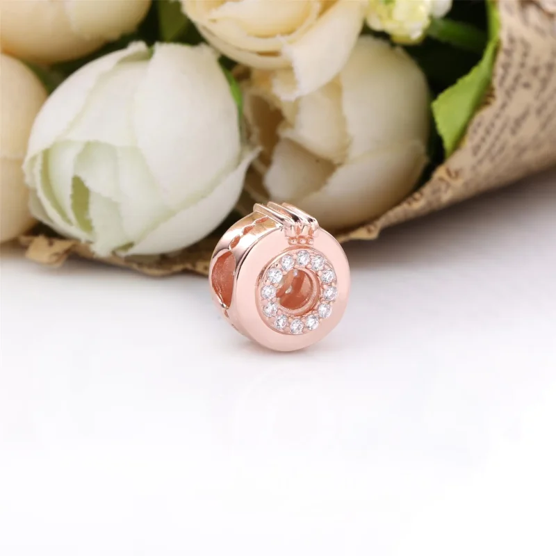 (bilde for) Pandora Åpent Senter Pavé Crown O Charm - 789059C01 - Vis 2