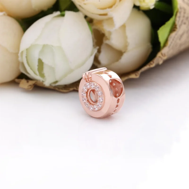 (bilde for) Pandora Åpent Senter Pavé Crown O Charm - 789059C01 - Vis 3