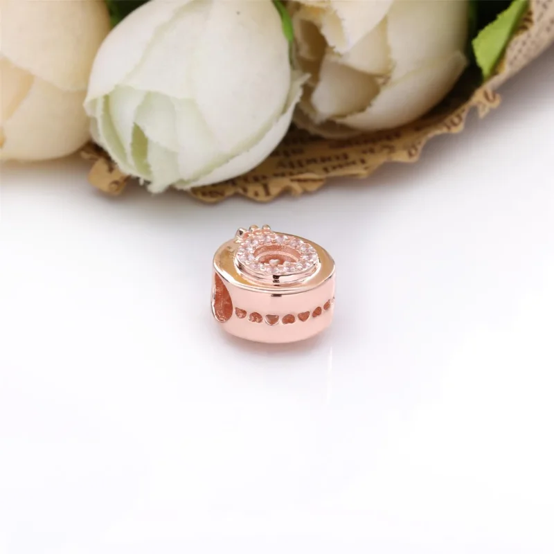 (bilde for) Pandora Åpent Senter Pavé Crown O Charm - 789059C01 - Vis 4