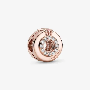 (bilde for) Pandora Åpent Senter Pavé Crown O Charm - 789059C01