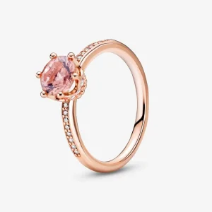 (bilde for) Pandora Rosa Funklende Krone Solitaire Ring - 188289C01