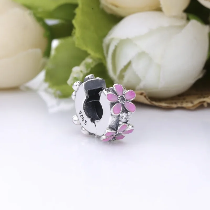 (bilde for) Pandora Rosa Tusenfryd Klemmecharm - 798809C01 - Vis 4