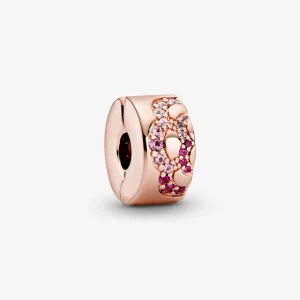 (bilde for) Pandora Rosa Viftemønster Mellomledd Charm - 788153C01