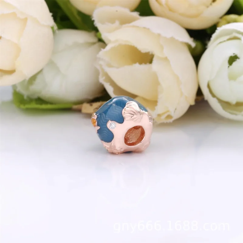 (bilde for) Pandora Skimrende Havbølger og Fisk Charm - 789004C01 - Vis 3