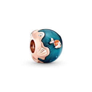 (bilde for) Pandora Skimrende Havbølger og Fisk Charm - 789004C01