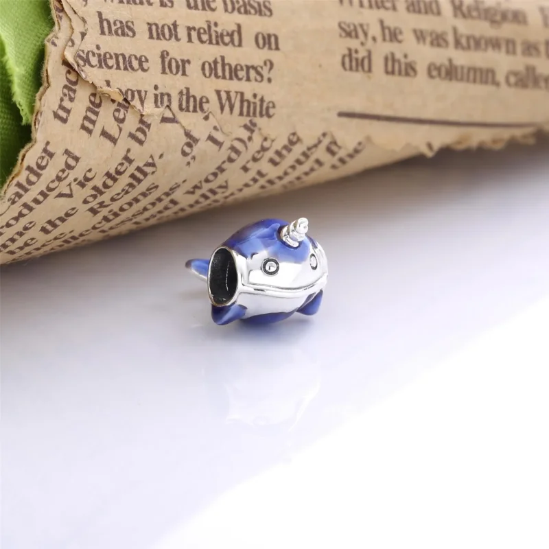 (bilde for) Pandora Skimrende Narhval Charm - 798965C01 - Vis 2