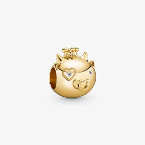 (bilde for) Pandora Skinnende Okse Charm - 768582C01