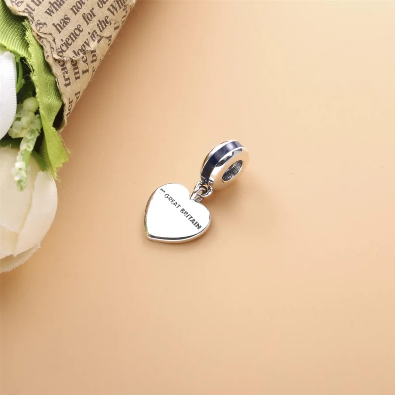 (bilde for) Pandora Storbritannia hjerteflagg, hengende charm - 791512ENMX - Vis 3