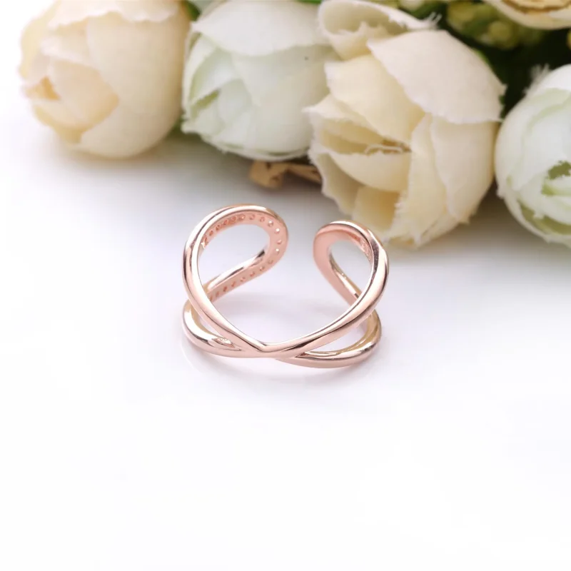 (bilde for) Pandora Vridd Åpen Evighet Ring - 188882C01 - Vis 3
