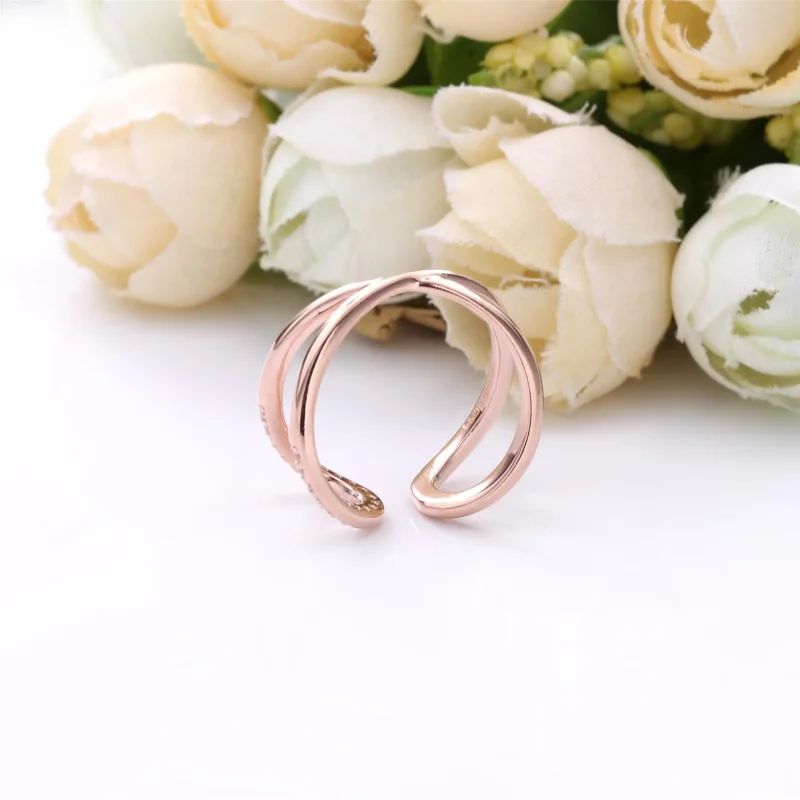 (bilde for) Pandora Vridd Åpen Evighet Ring - 188882C01 - Vis 5