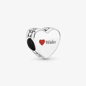 (bilde for) Pandora Wales silver charm with red enamel - 792015_E008