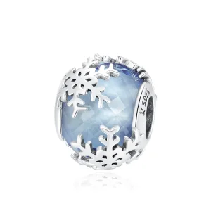 (bilde for) Pandora Style Crystal Snowflake Charm - SCC1666