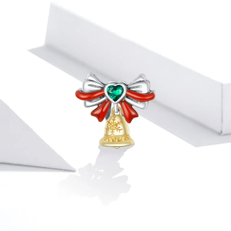 (bilde for) Pandora Style Jingle Bell Charm - SCC1668 - Vis 2