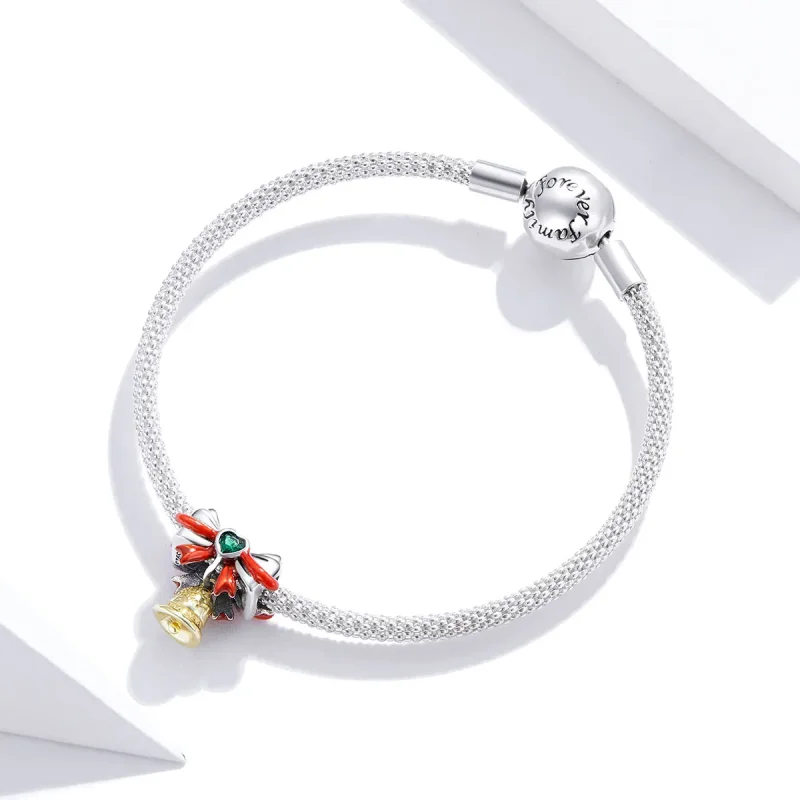 (bilde for) Pandora Style Jingle Bell Charm - SCC1668 - Vis 3