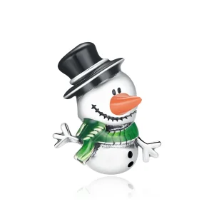 (bilde for) Pandora Style Little Snowman Charm - SCC1665