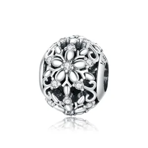 (bilde for) Pandora Style Openwork Snowflakes Charm - SCC1651