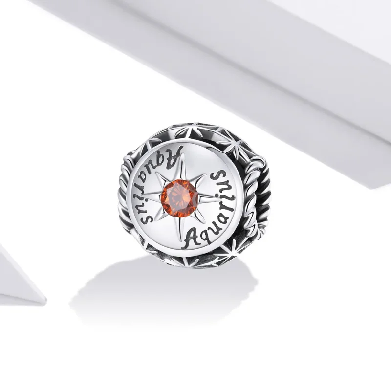 (bilde for) Pandora Style Shining Aquarius Charm - SCC1725-11 - Vis 2