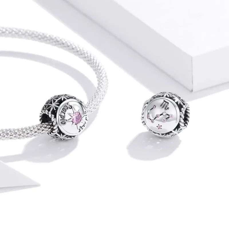 (bilde for) Pandora Style Shining Scorpio Charm - SCC1725-3 - Vis 3