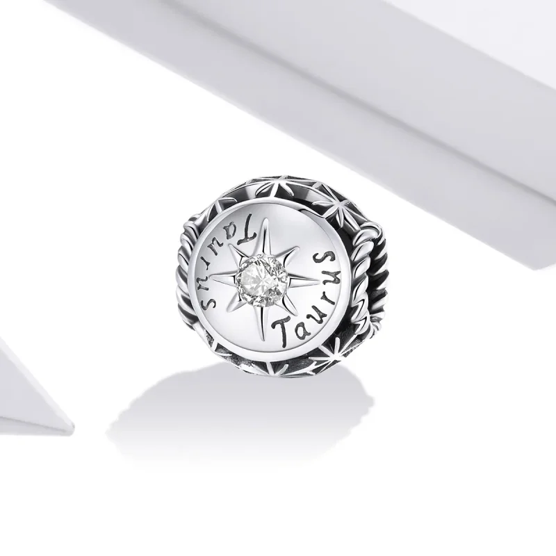 (bilde for) Pandora Style Shining Taurus Charm - SCC1725-2 - Vis 2