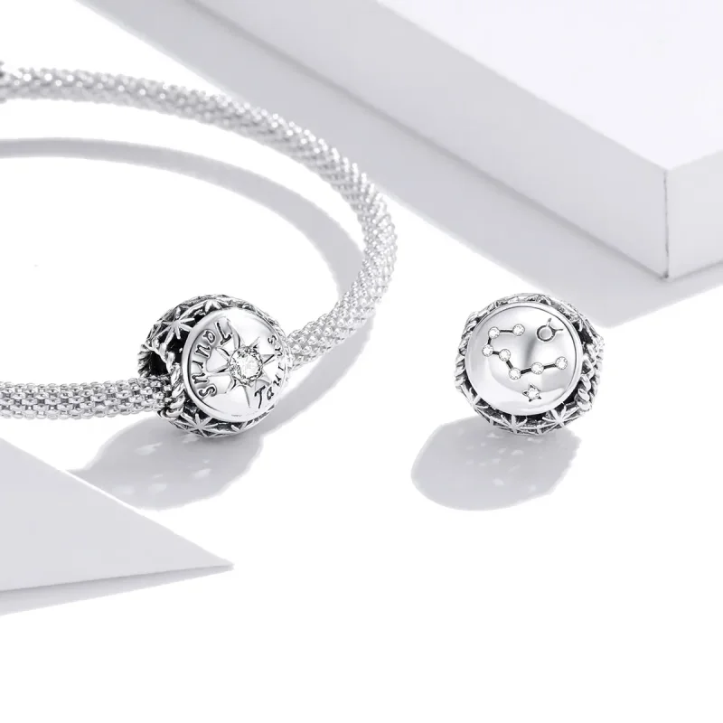 (bilde for) Pandora Style Shining Taurus Charm - SCC1725-2 - Vis 3