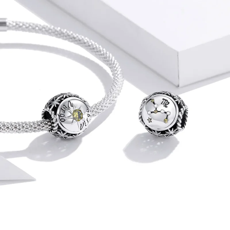 (bilde for) Pandora Style Shining Virgo Charm - SCC1725-6 - Vis 3