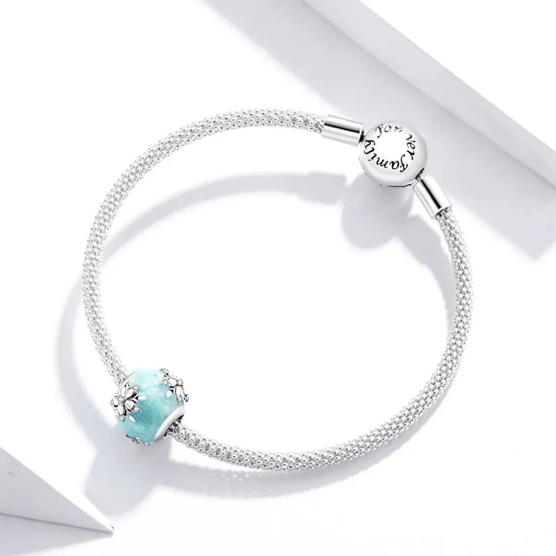 (bilde for) Pandora Style Shiny Snowflakes Charm - SCC1650 - Vis 3
