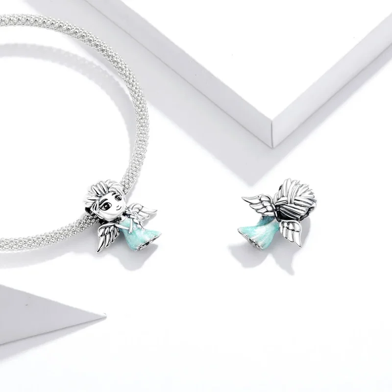 (bilde for) Pandora Style Snow Fairy Charm - SCC1652 - Vis 4