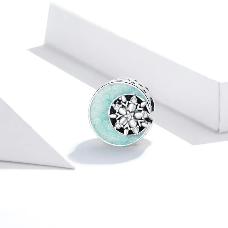 (bilde for) Pandora Style Snow & Moonlight Charm - SCC1653 - Vis 2