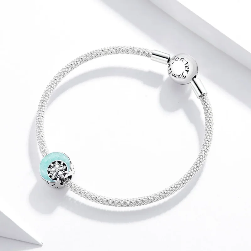 (bilde for) Pandora Style Snow & Moonlight Charm - SCC1653 - Vis 3