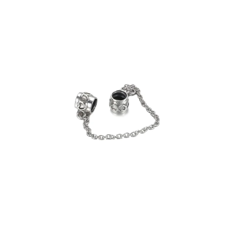 (bilde for) Limited Edition Pandora 20-årsjubileum hjertesikkerhetskjede - 799007C00-5 - Vis 4