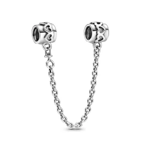 (bilde for) Limited Edition Pandora 20-årsjubileum hjertesikkerhetskjede - 799007C00-5