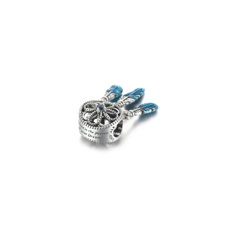 (bilde for) Pandora Blå Drømmefanger Charm - 799341C01 - Vis 3