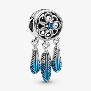 Pandora Blå Drømmefanger Charm - 799341C01 (bilde for) Pandora Blå Drømmefanger Charm - 799341C01