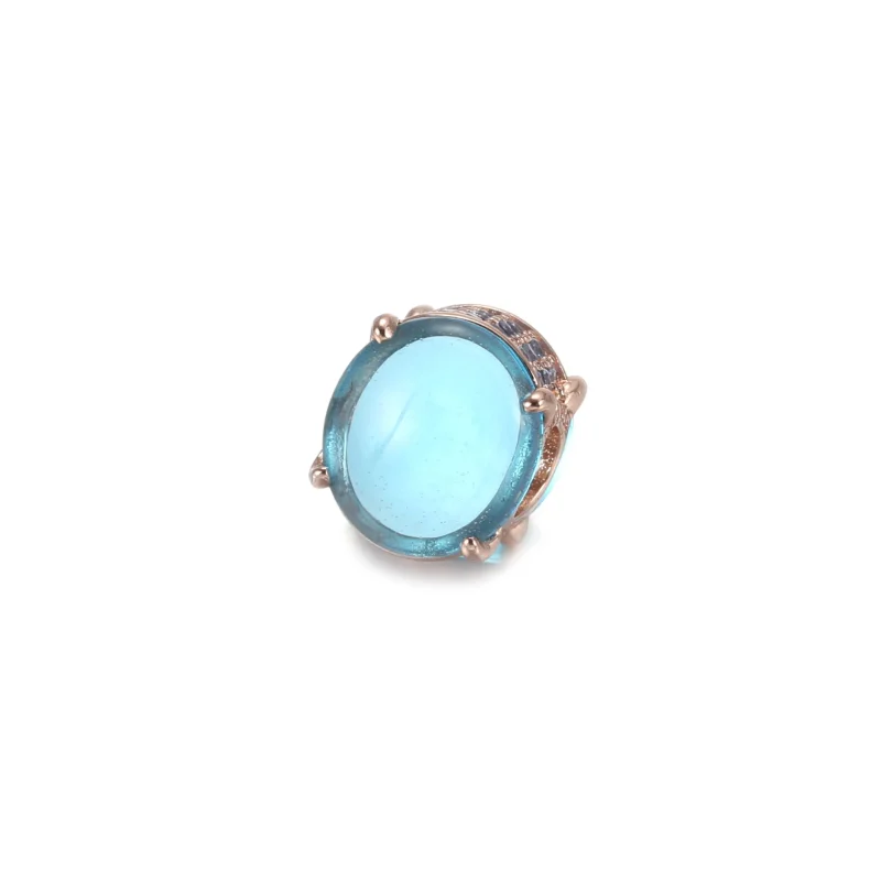 (bilde for) Pandora Blå Oval Cabochon Charm - 789309C01 - Vis 2