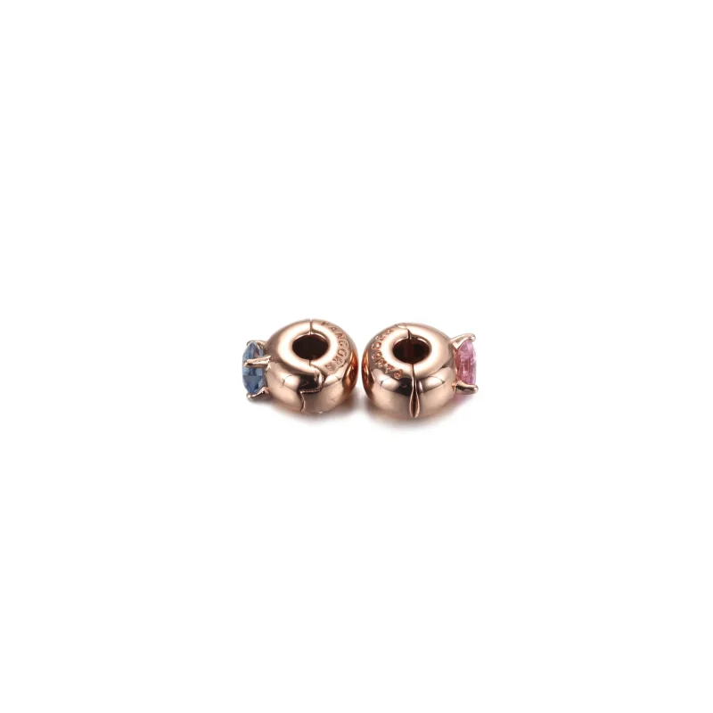 (bilde for) Pandora Blått Hjerte Solitaire Klemmecharm - 789203C02 - Vis 5