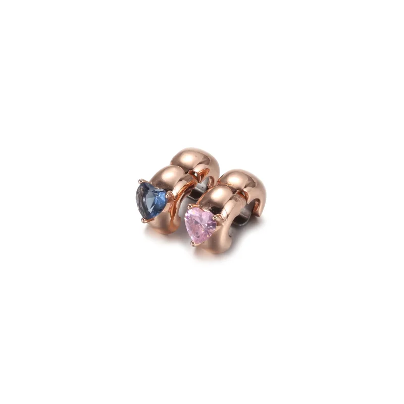 (bilde for) Pandora Blått Hjerte Solitaire Klemmecharm - 789203C02 - Vis 6