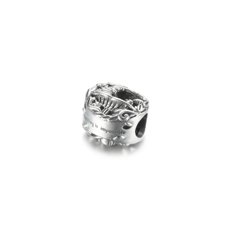 (bilde for) Pandora Disney Alice i Eventyrland, Katten Cheshire og Larven Absolem Charm - 79 - Vis 5