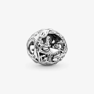 (bilde for) Pandora Disney Alice i Eventyrland, Katten Cheshire og Larven Absolem Charm - 799361C00