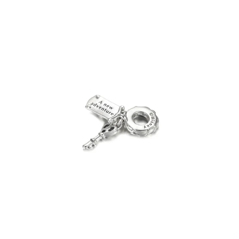 (bilde for) Pandora Disney Alice i Eventyrland Nøkkel og dørhåndtak Hengende Charm - 799344C - Vis 4