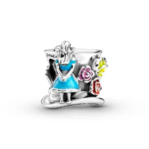 (bilde for) Pandora Disney Alice i Eventyrland og Mad Hatters Teselskap Charm - 799348C01