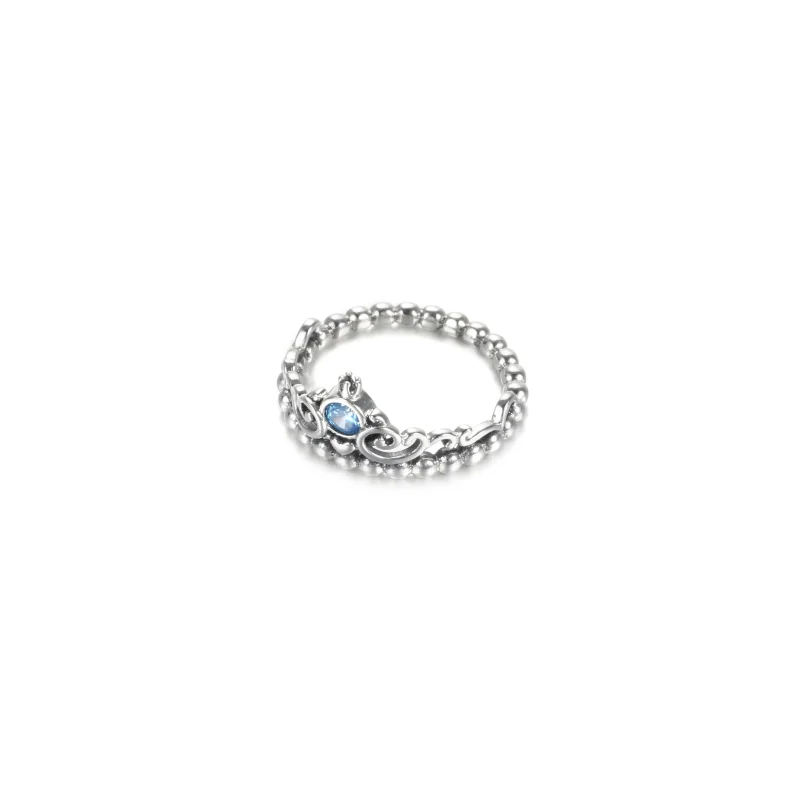 (bilde for) Pandora Disney Askepott Blå Tiara Ring - 199191C01 - Vis 3