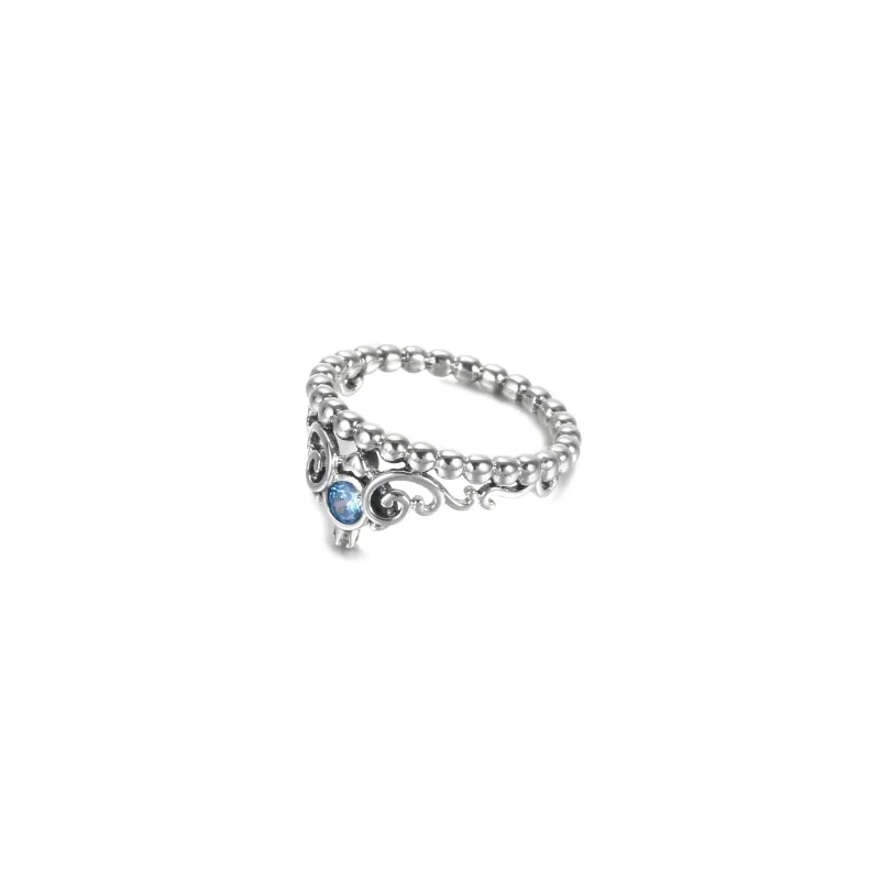(bilde for) Pandora Disney Askepott Blå Tiara Ring - 199191C01 - Vis 5