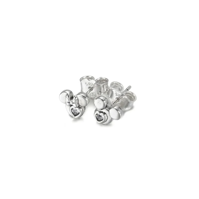 (bilde for) Pandora Disney Mikke Mus og Minni Mus Silhuett Øredobber - 299258C01 - Vis 2