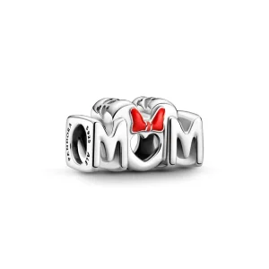 (bilde for) Pandora Disney Mikke Mus Sløyfe og Mor Charm - 799363C01