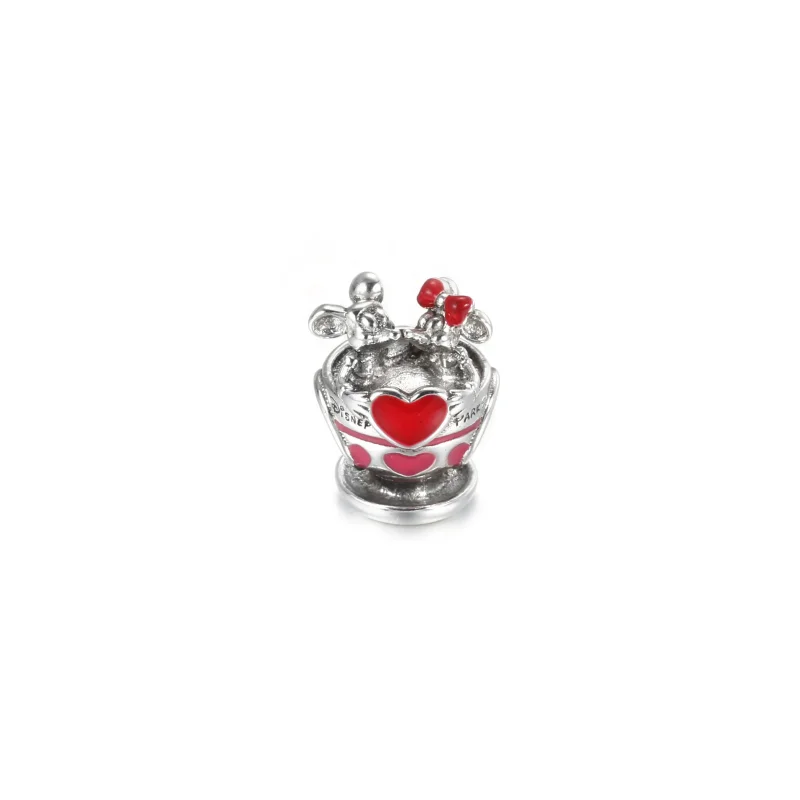 (bilde for) Pandora Disney Parks Mikke Mus og Minni Mus Tekopp Charm - 799265C01 - Vis 2