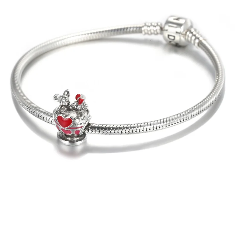 (bilde for) Pandora Disney Parks Mikke Mus og Minni Mus Tekopp Charm - 799265C01 - Vis 6