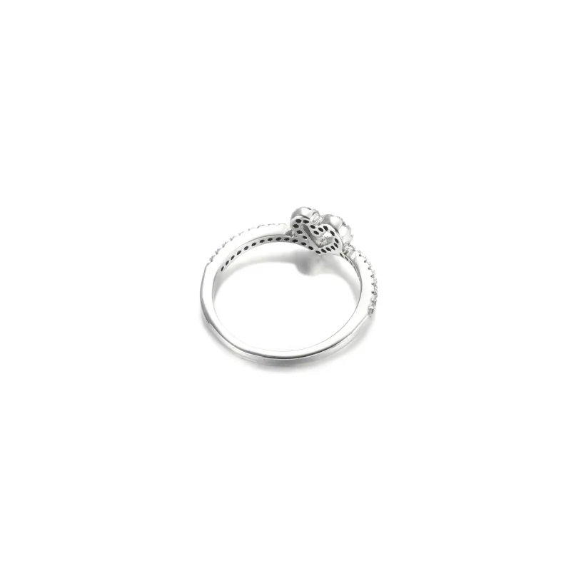 (bilde for) Pandora Funklende Ønskebein Hjerteformet Ring - 199302C01 - Vis 4